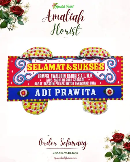 Papan Bunga Ucapan Selamat Sri Mulya